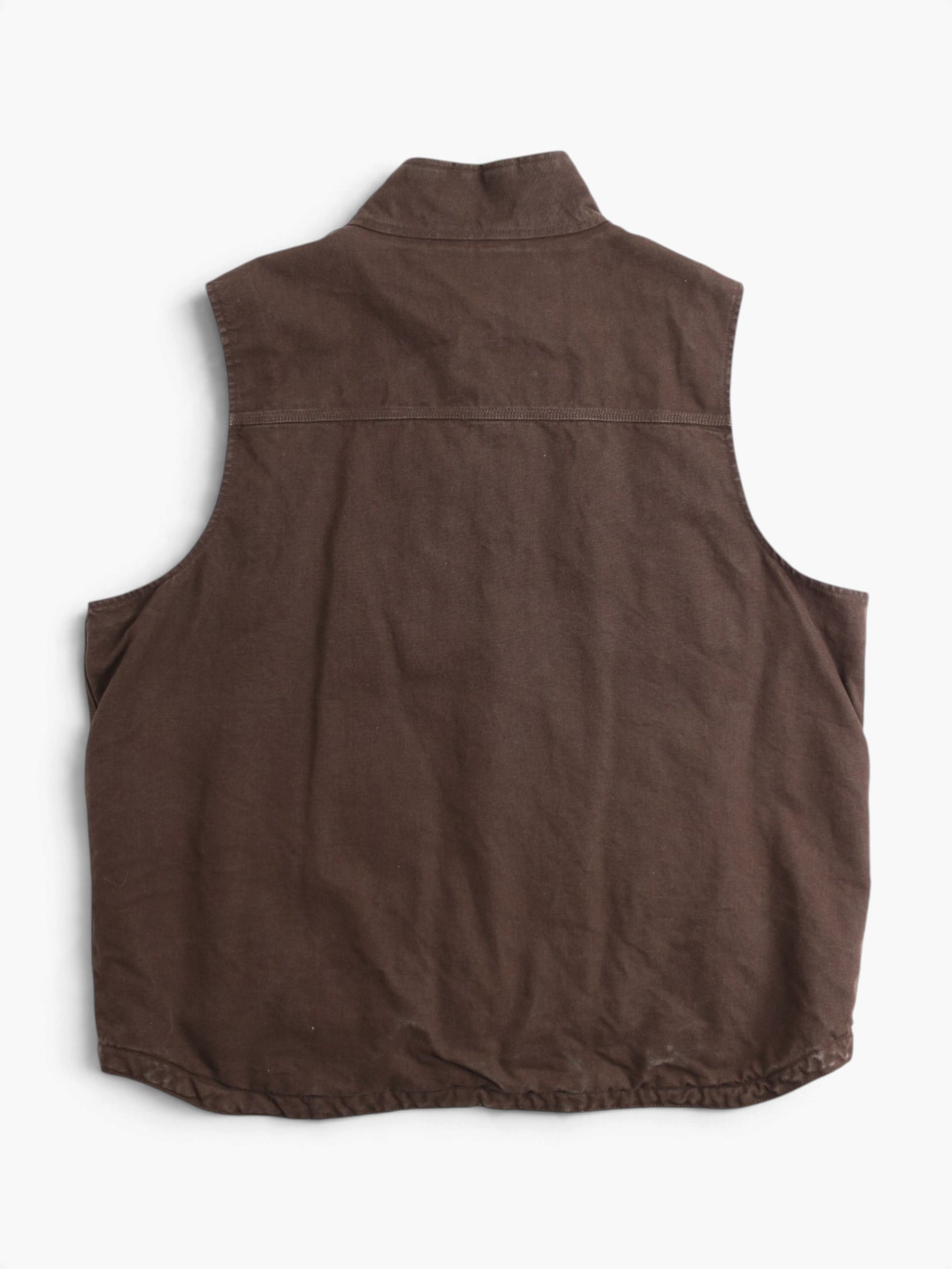 Lined Vest - Brown