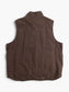 Lined Vest - Brown