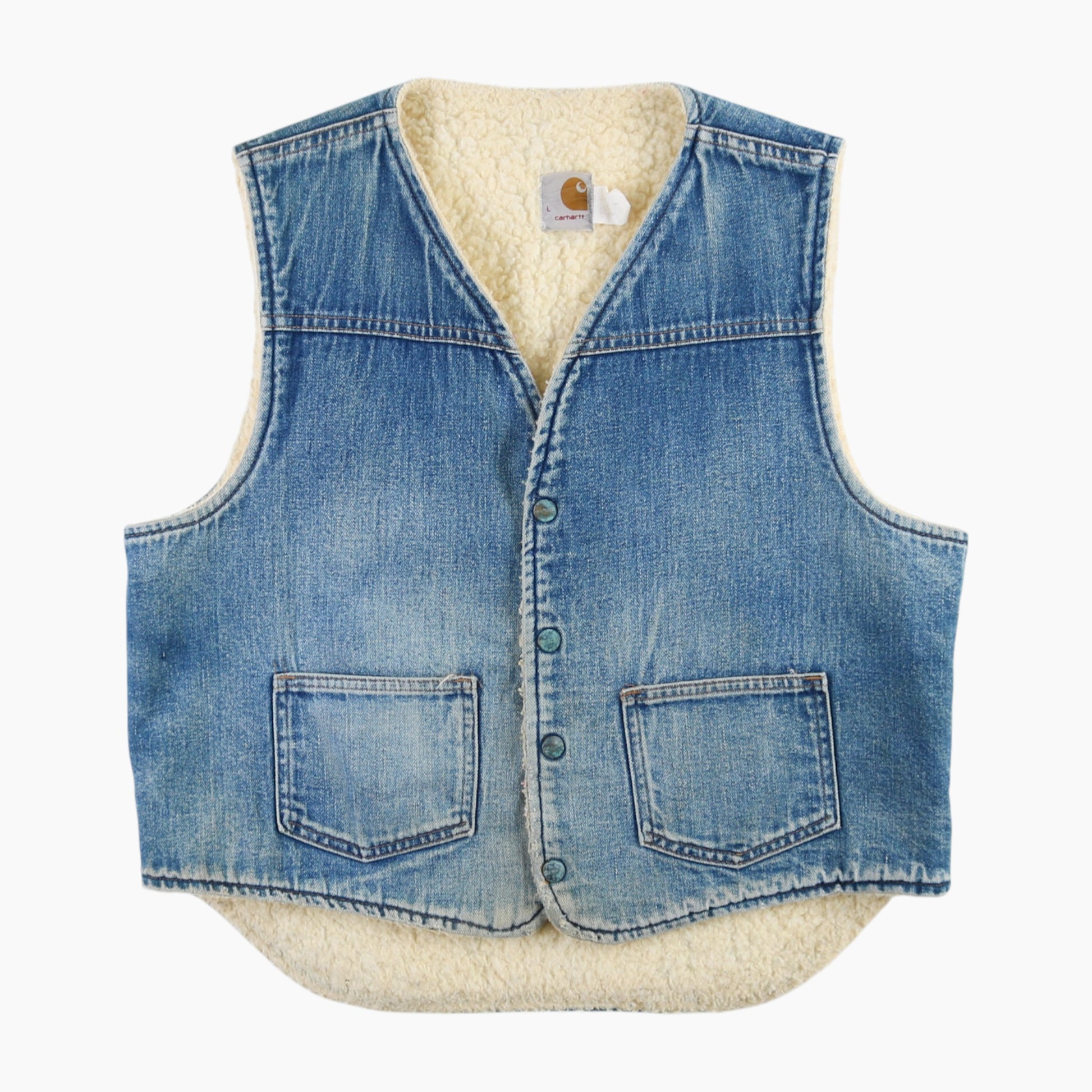Lined Vest - Denim