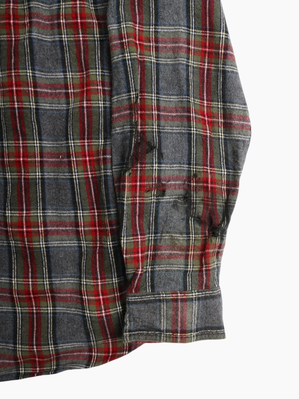 Vintage Flannel Shirt - Grey Check