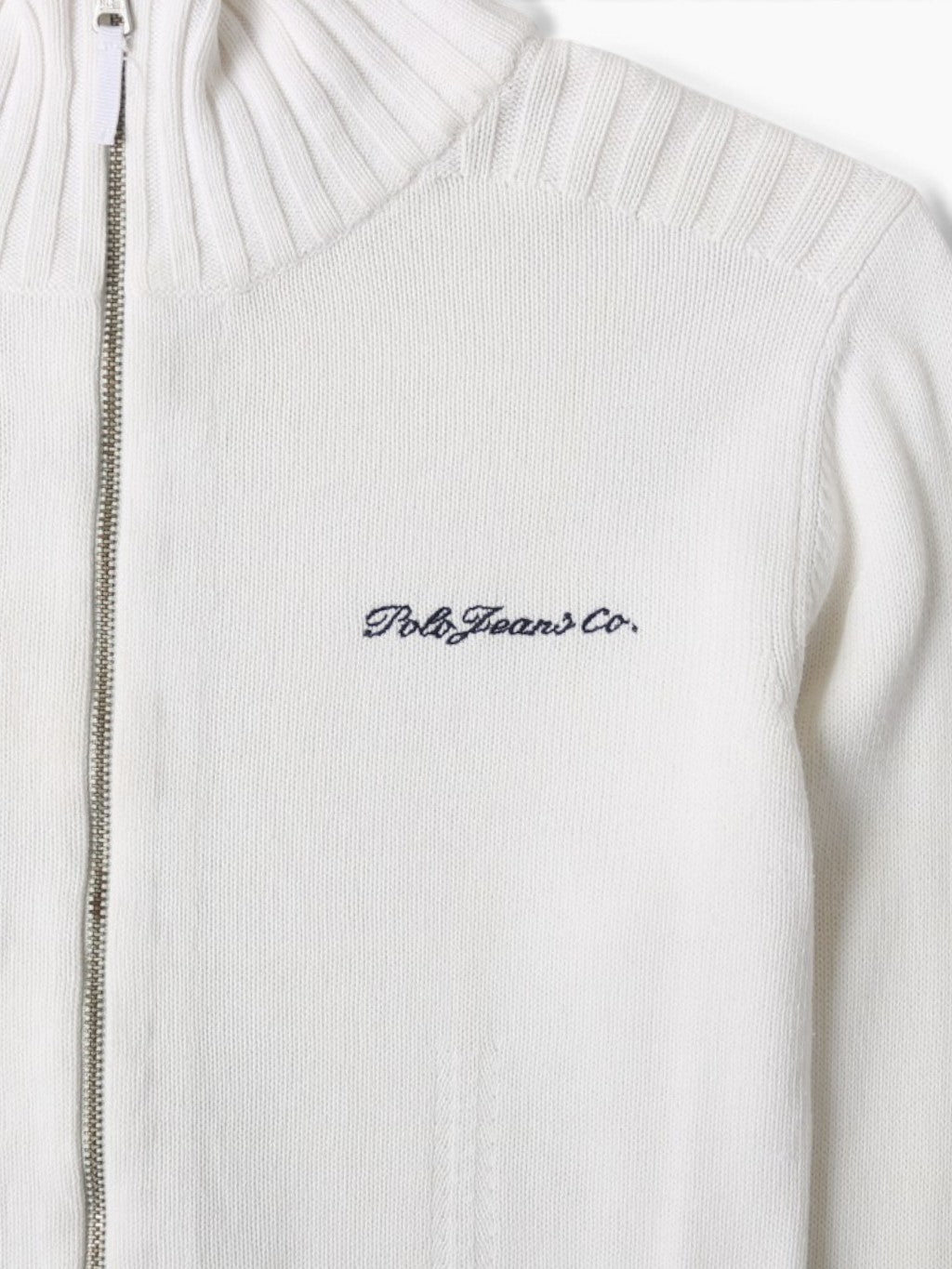 Zipped Knit Cardigan