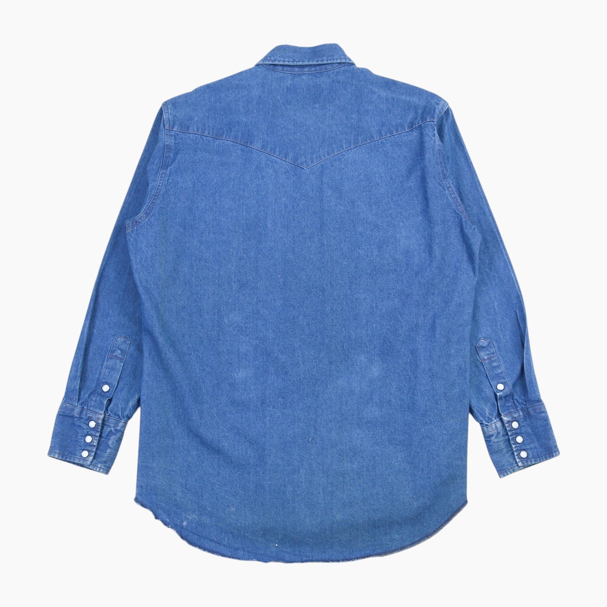 Western Denim Shirt - Blue