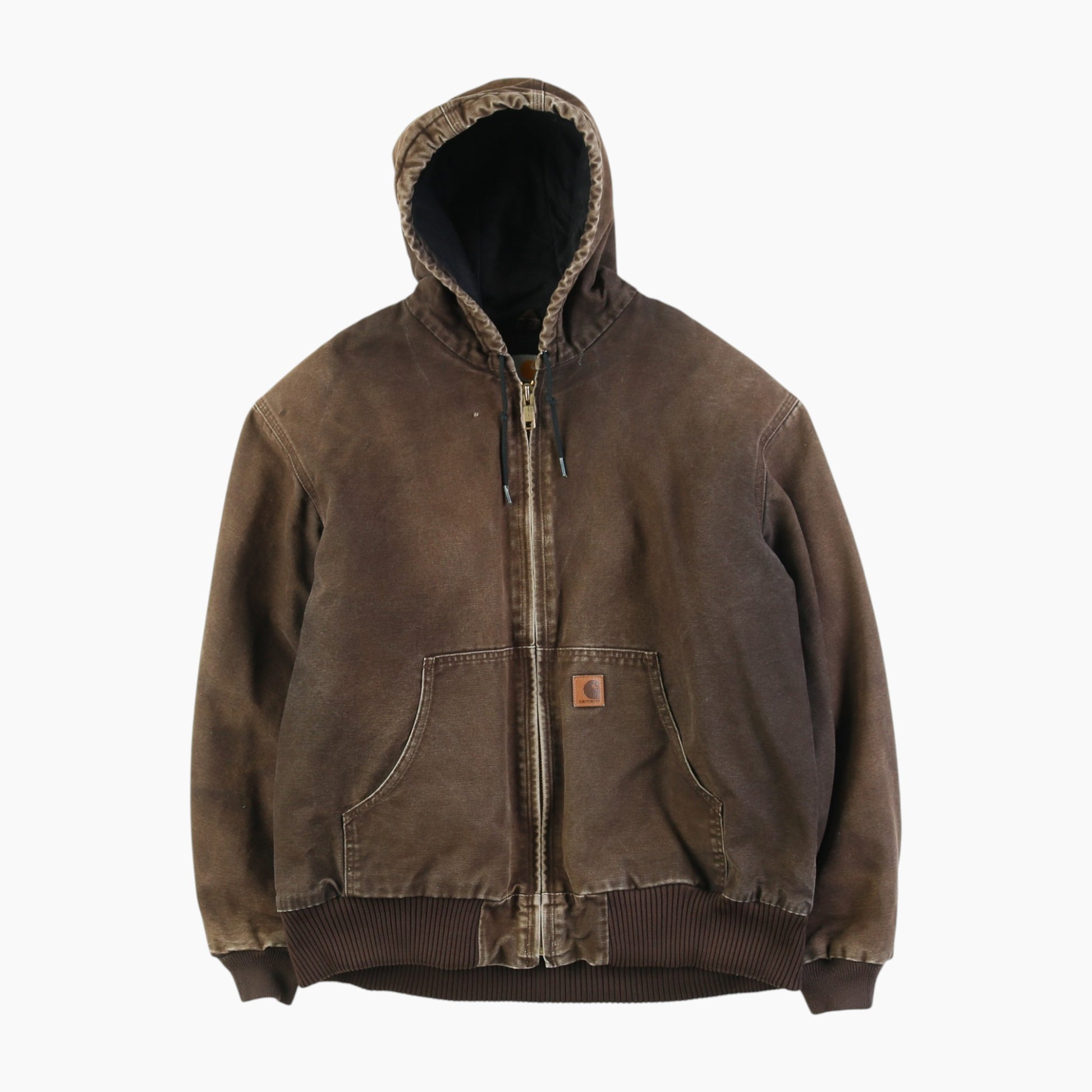Hooded Active Jacket - Brown