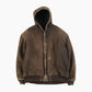 Hooded Active Jacket - Brown