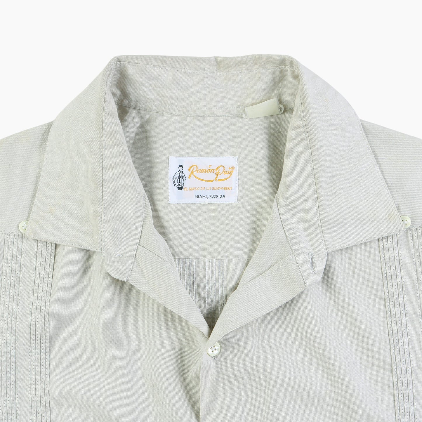 Vintage Cuban Guayabera Shirt