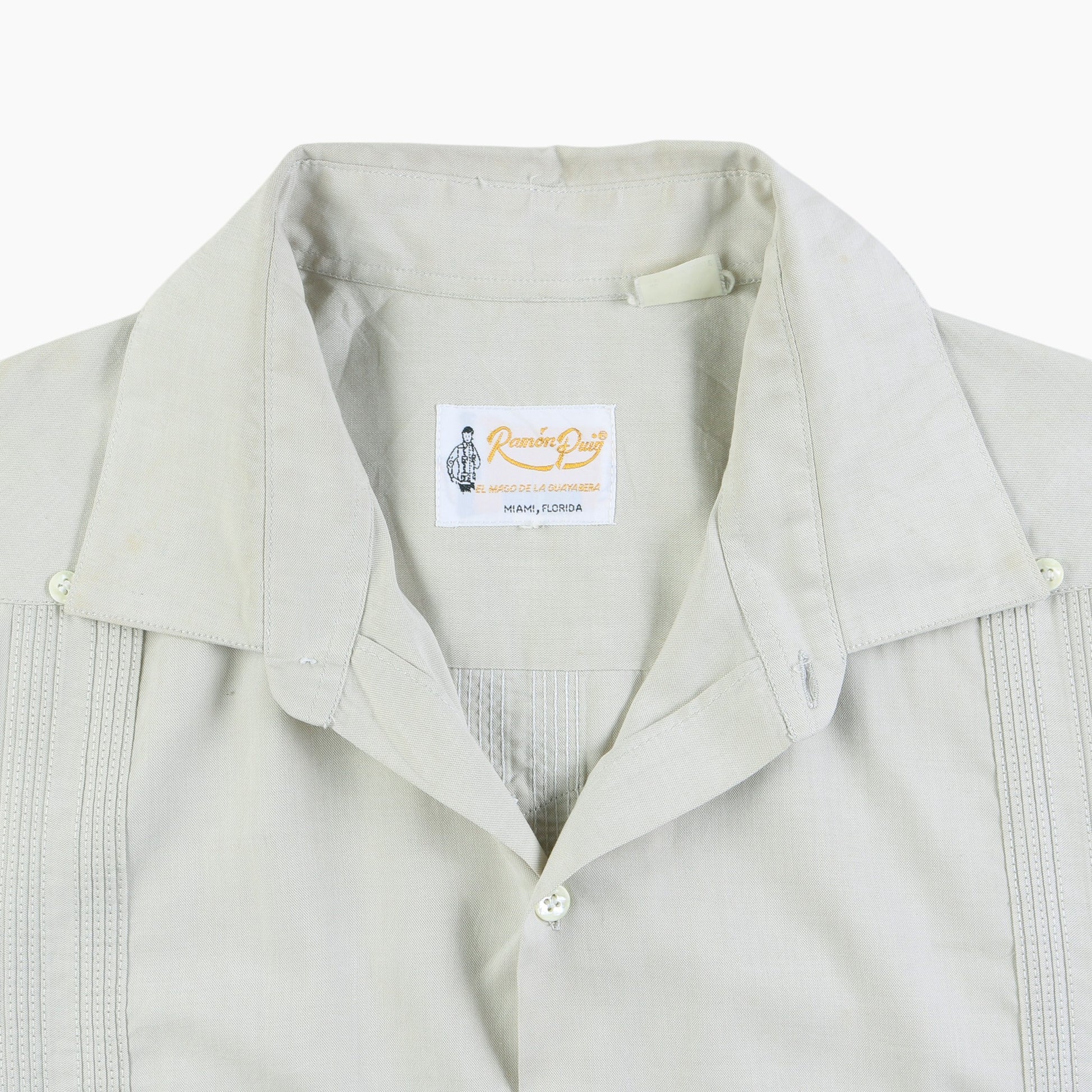 Vintage Cuban Guayabera Shirt
