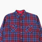 Vintage Flannel Overshirt - Red Check