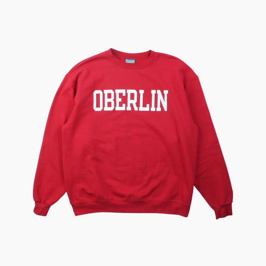Vintage 'Oberlin' Champion Sweatshirt - American Madness
