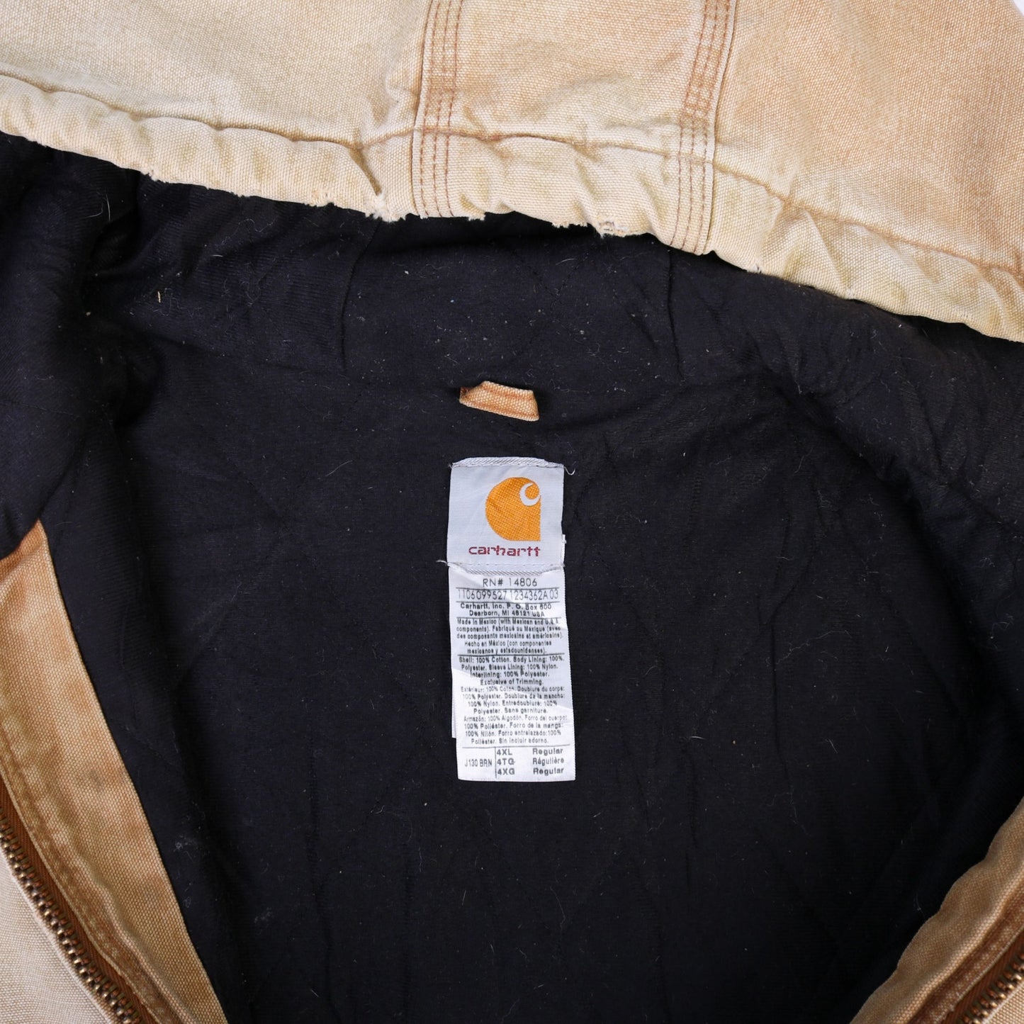 Active Hooded Jacket - Washed Hamilton Brown