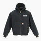 Active Hooded Jacket - Washed Black