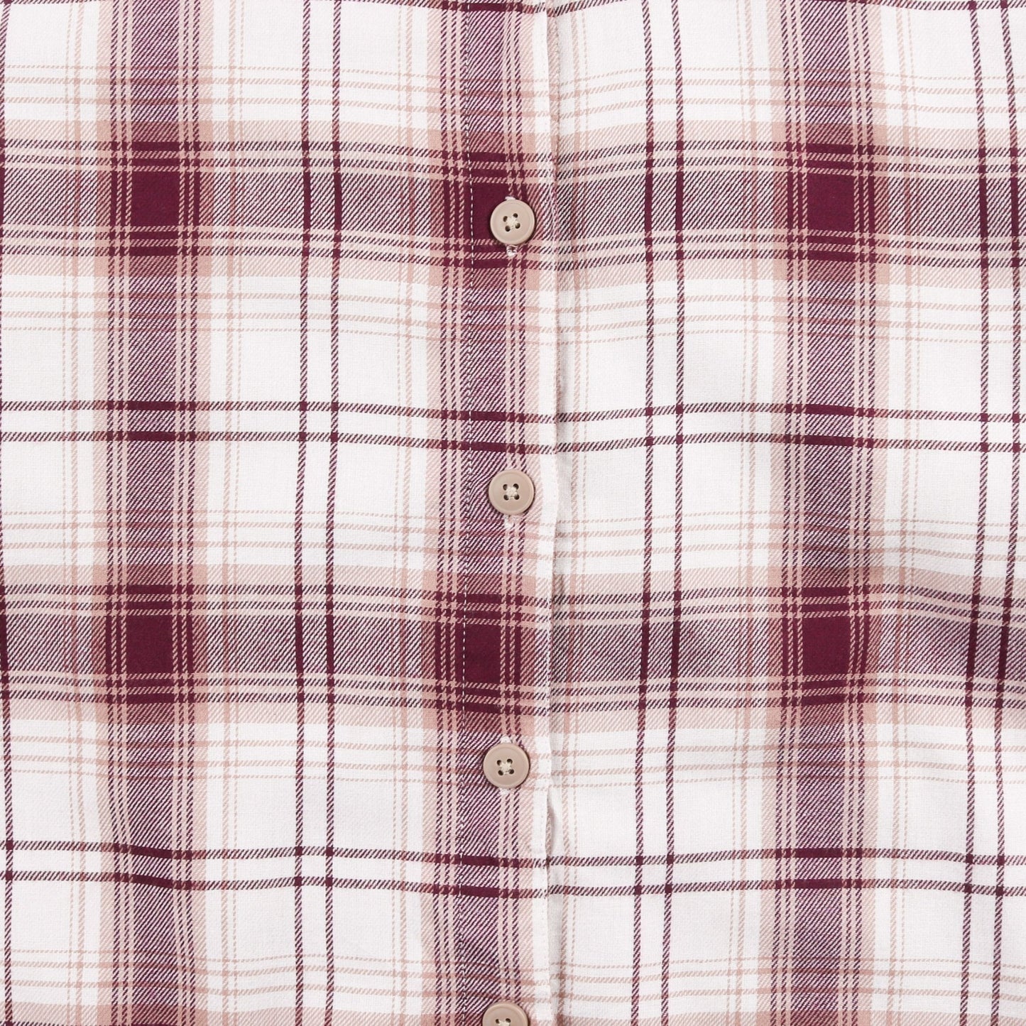 Vintage Flannel Overshirt - Purple Check