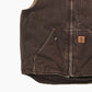 Lined Vest - Washed Brown