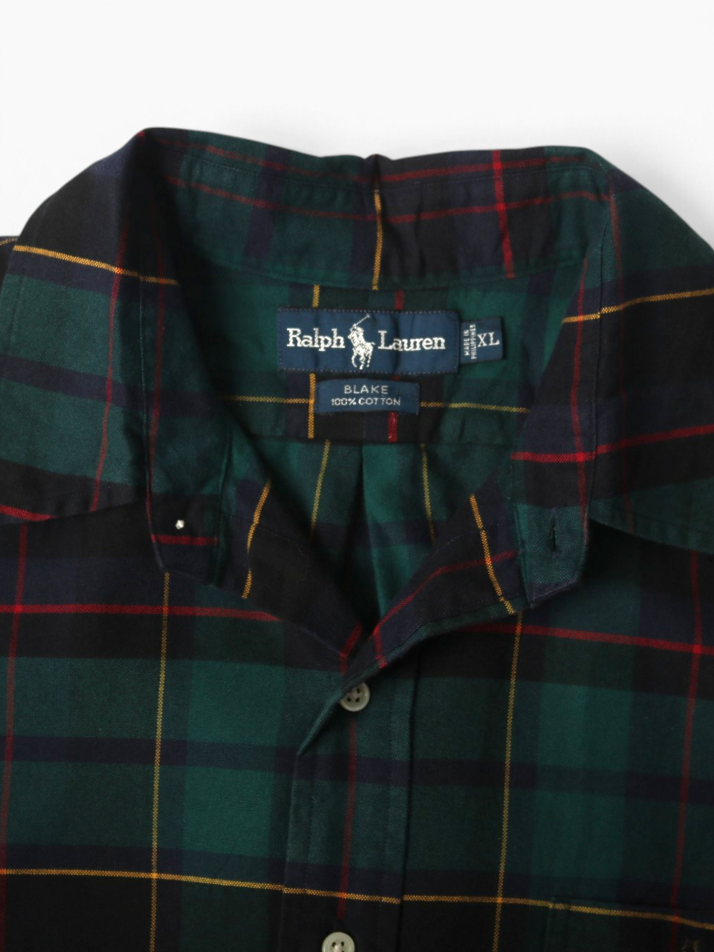 Vintage Shirt - Green Check