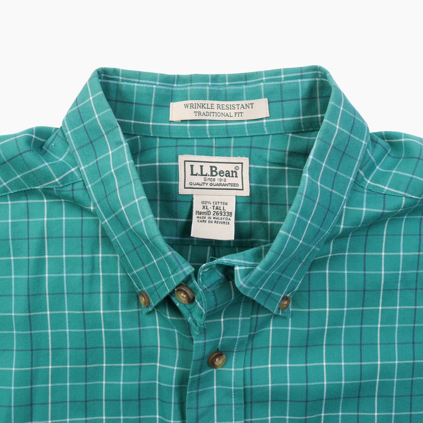 Vintage Shirt - Green Check - American Madness