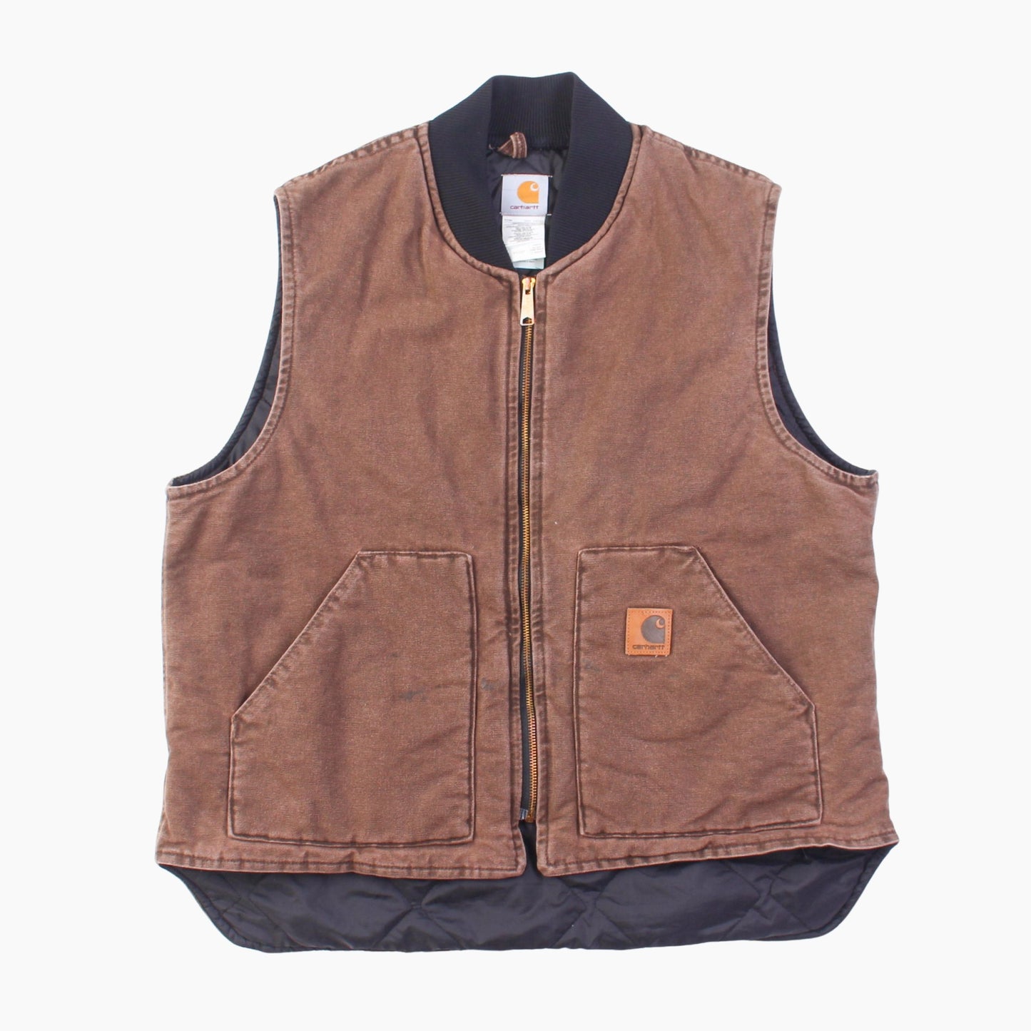 Lined Vest - Brown