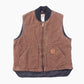 Lined Vest - Brown