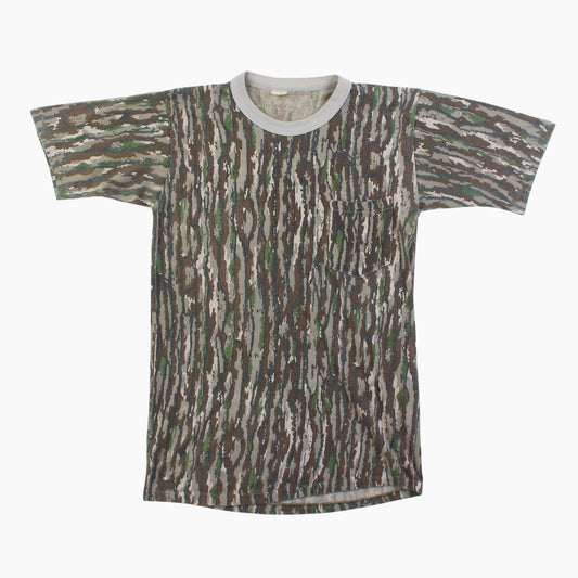 Vintage-T-Shirt mit durchgehendem „Real Tree Camo“-Print