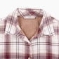 Vintage Flannel Overshirt - Purple Check