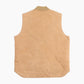 Lined Vest - Brown