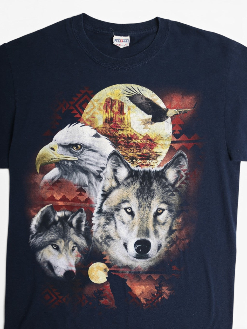 Vintage Eagle & Wolf T-shirt