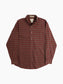 Vintage Flannel Shirt - Red Check