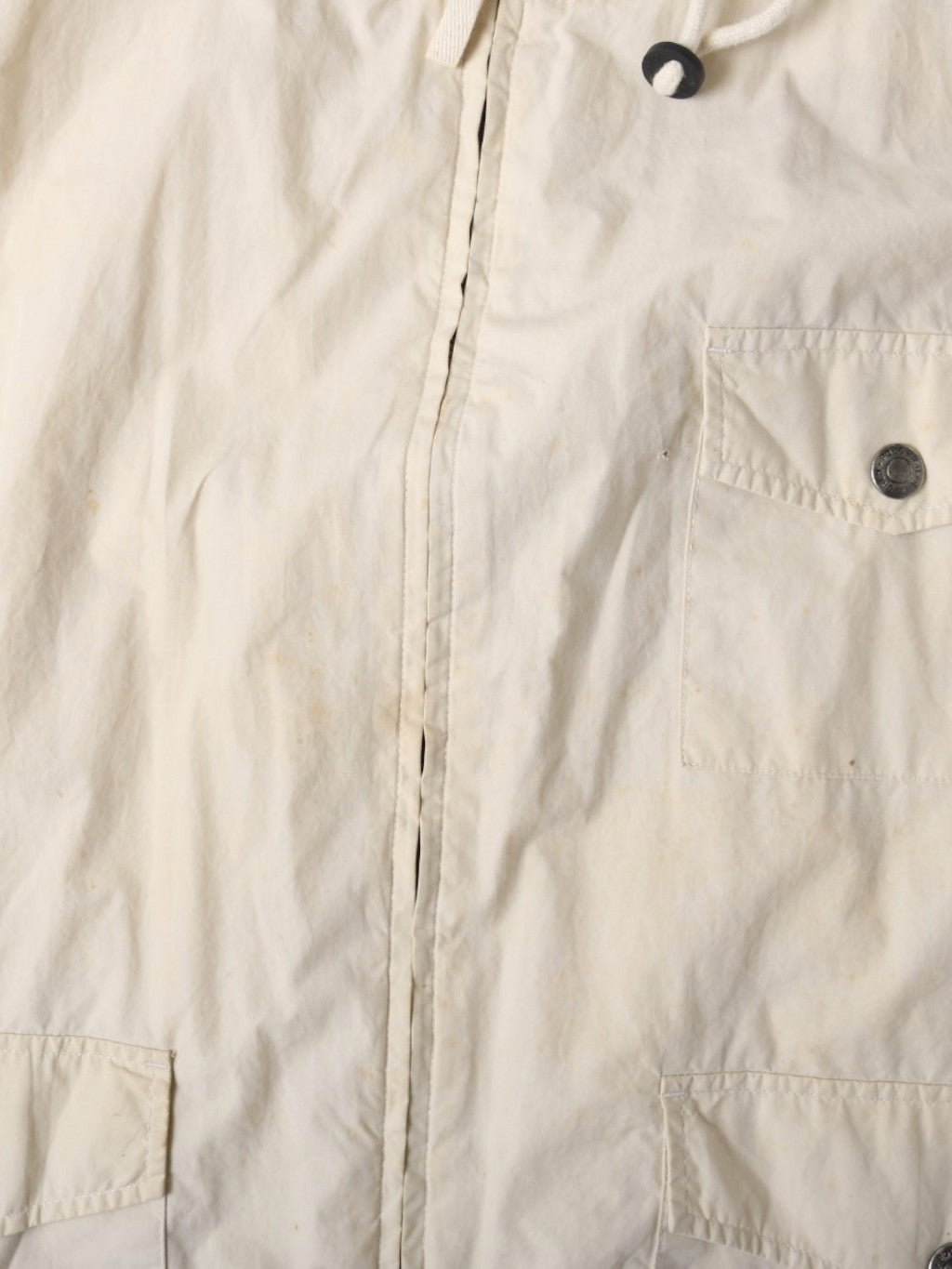 Vintage Hooded Jacket - Beige