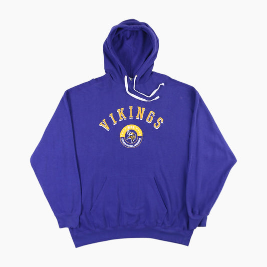 Vintage Vikings Hooded Sweatshirt