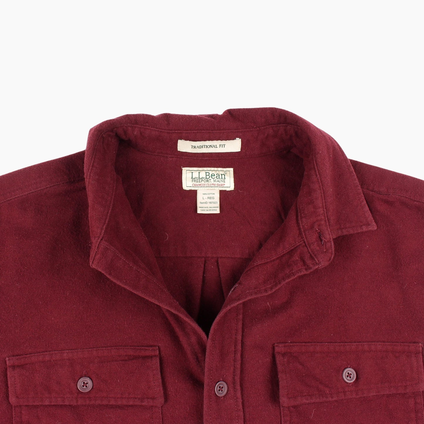 Vintage Shirt - Maroon Chamois