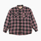 Vintage Flannel Overshirt - Black Check