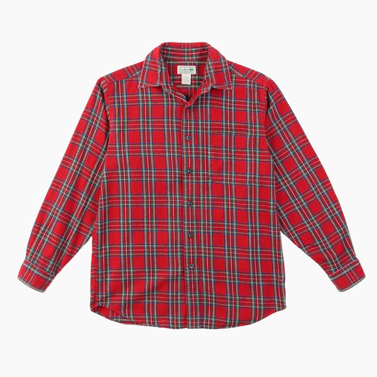 Vintage Shirt - Red Check Flannel