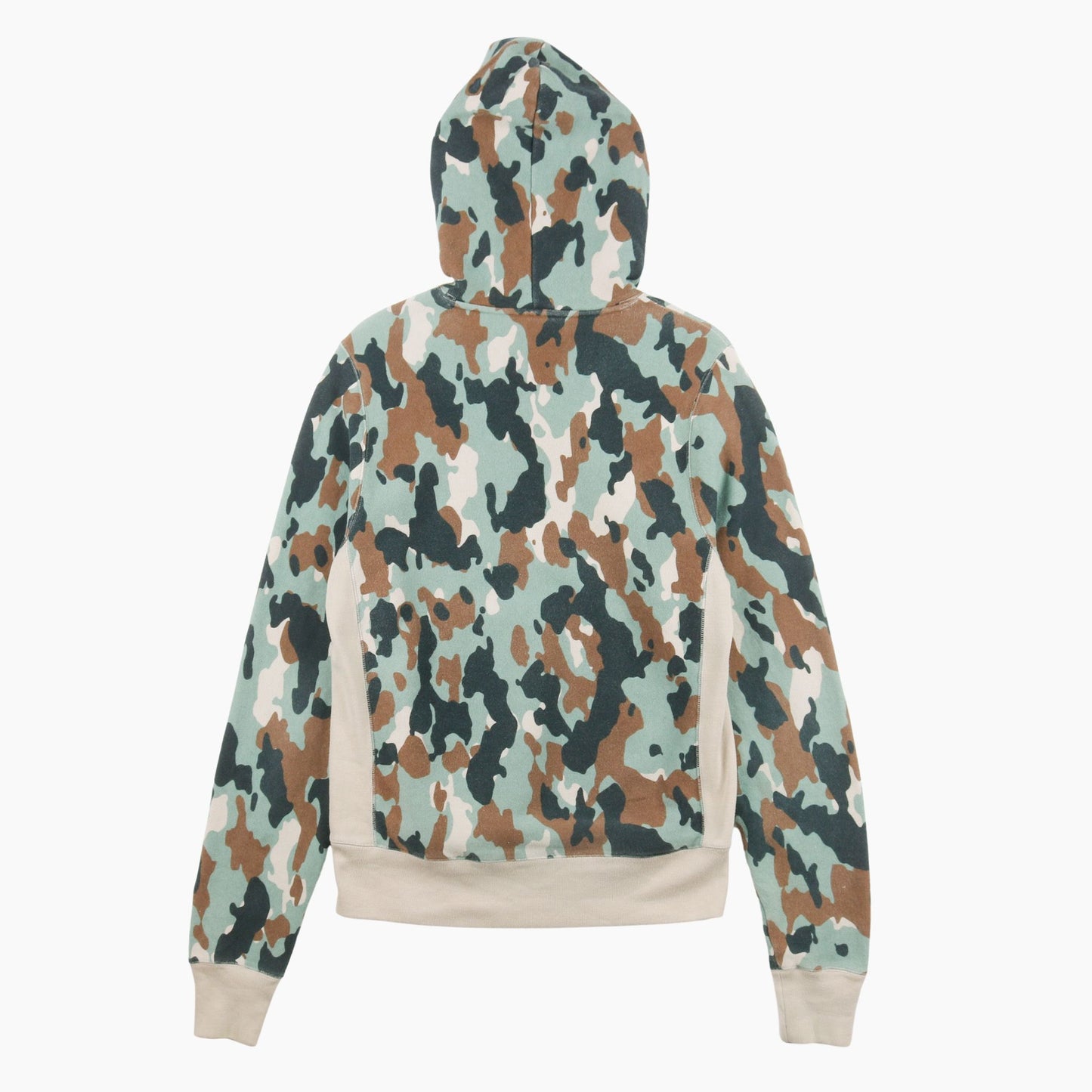 Embroidered Hooded Sweatshirt - Camouflage