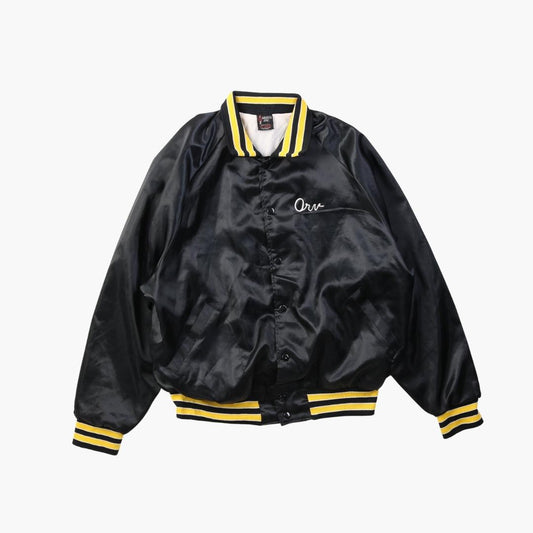 Vintage 'Seattle Freight Service' Satin Bomber Jacket - American Madness