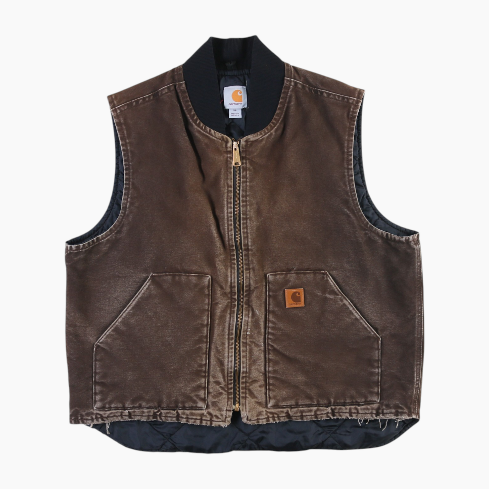 Lined Vest - Brown