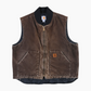 Lined Vest - Brown