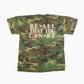 Vintage 'Woodland Camo' All Over Print T-Shirt