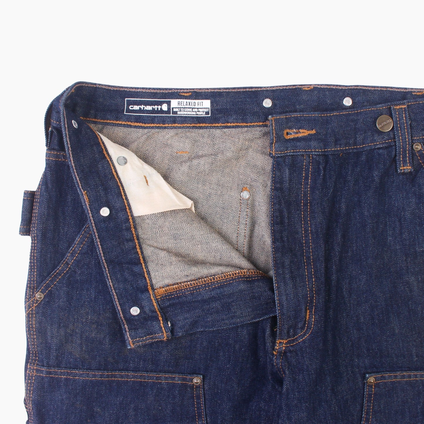 Vintage Double Knee Carpenter Pants - Denim - 34/36