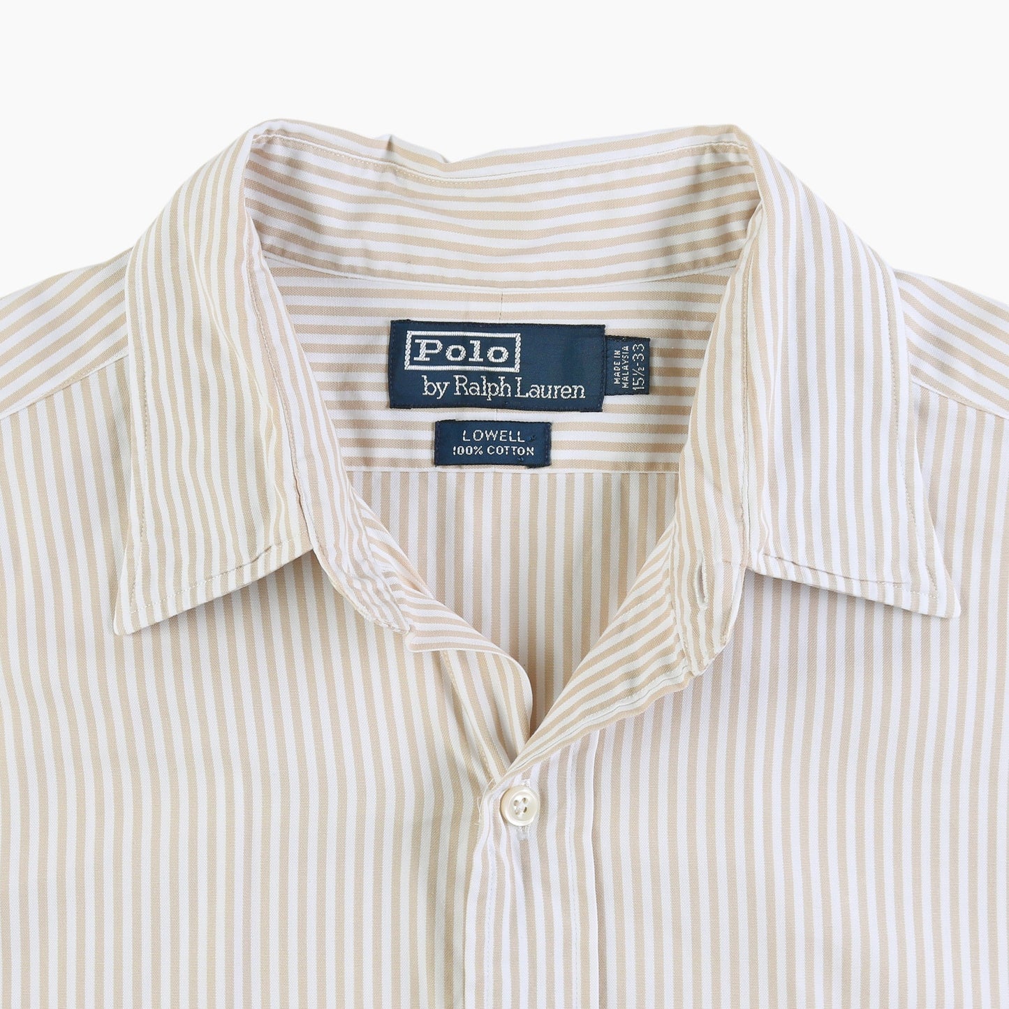 Vintage Shirt - Beige Stripe