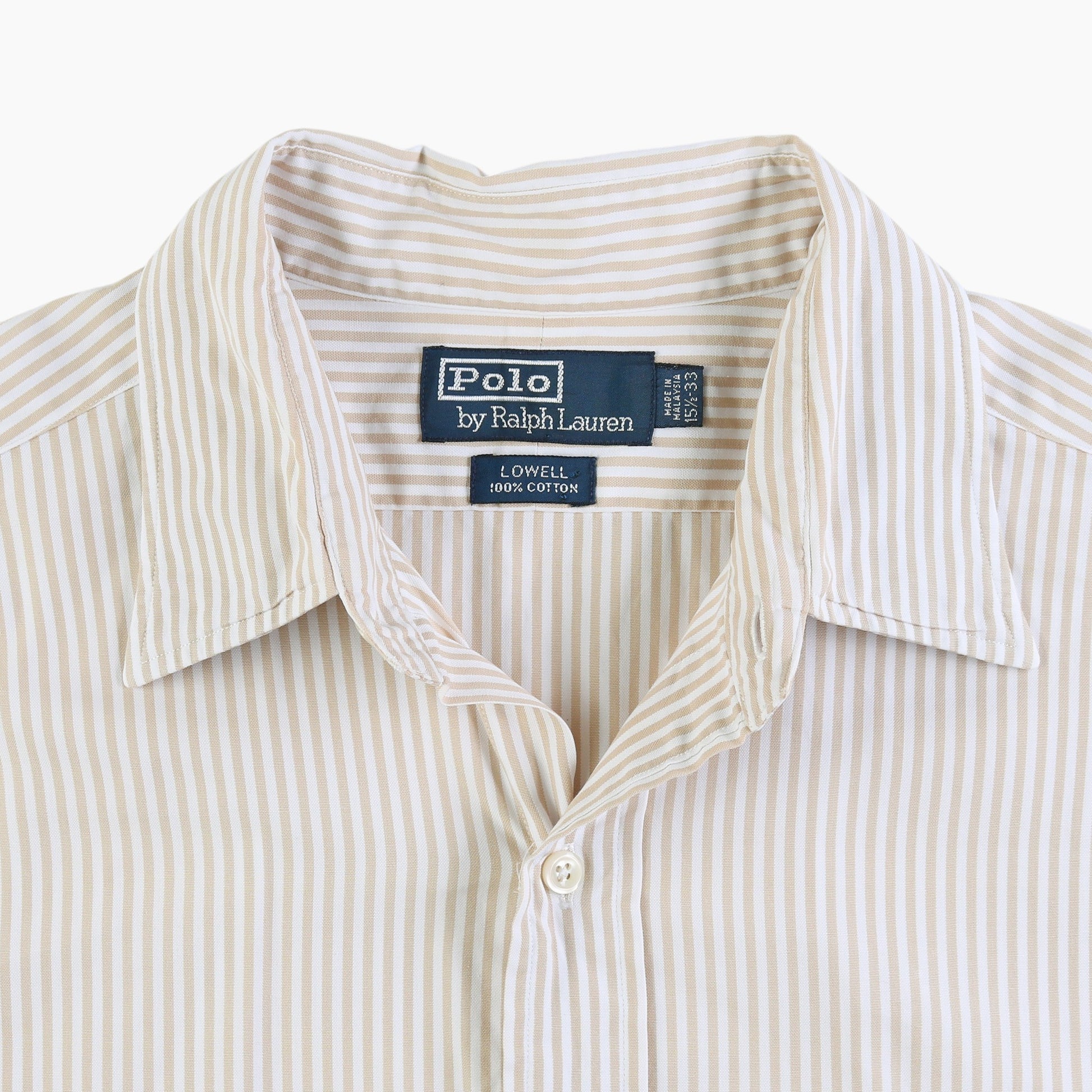 Vintage Shirt - Beige Stripe