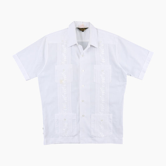 Vintage Cuban Guayabera Shirt