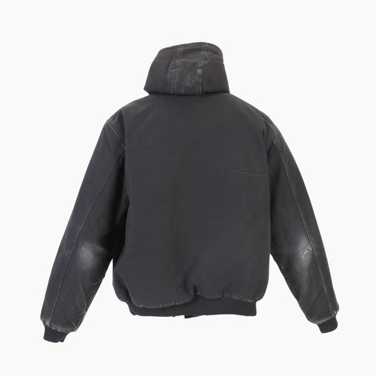 Active Hooded Jacket - Washed Black