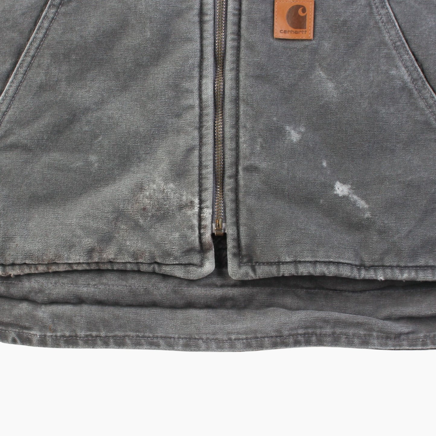 Lined Vest - Washed Grey