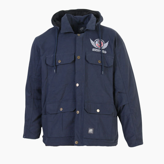 Work Hooded Jacket - Navy - American Madness