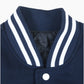 Vintage Varsity 'KH' Bomber Jacket - Navy