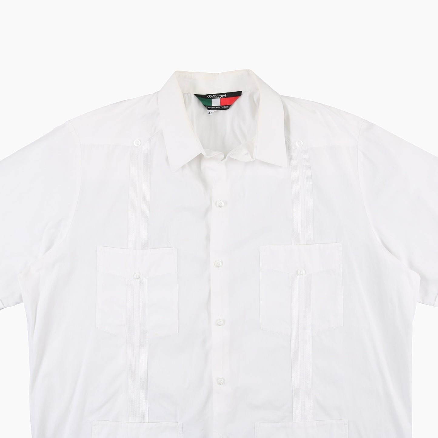 Vintage Cuban Guayabera Shirt