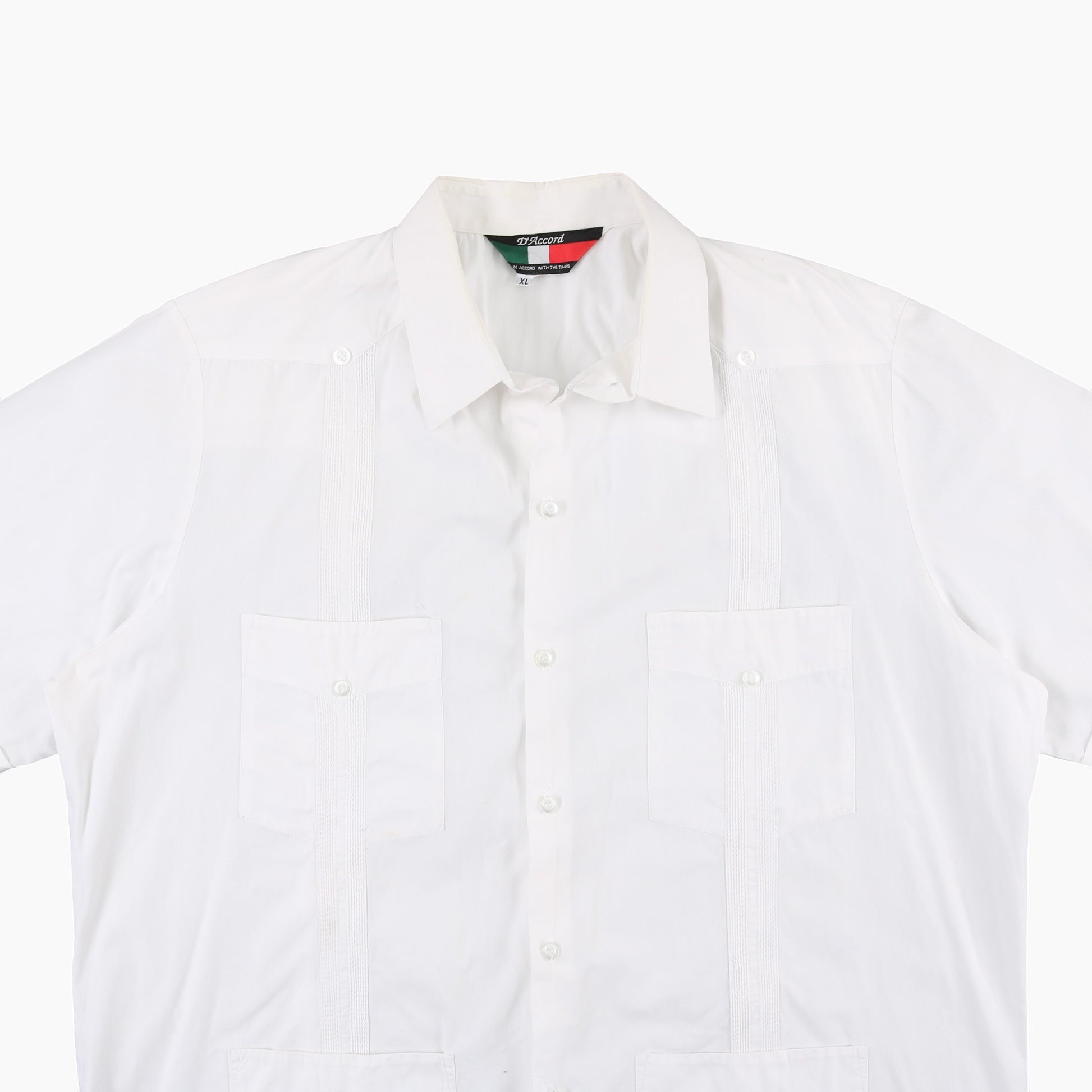 Vintage Cuban Guayabera Shirt
