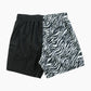 'Zebra Split' Basketball Shorts