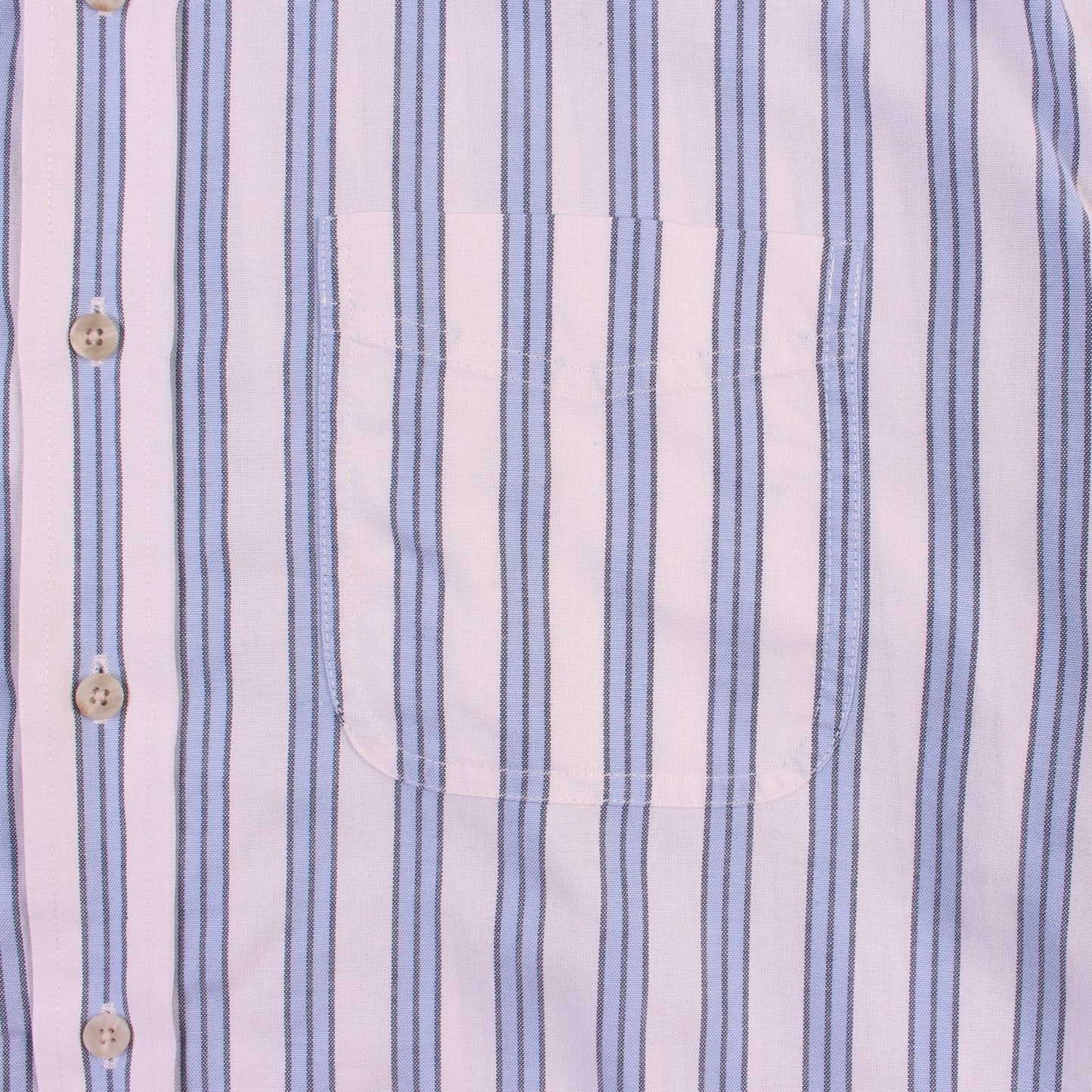 Vintage Shirt - Blue and White Stripe - American Madness