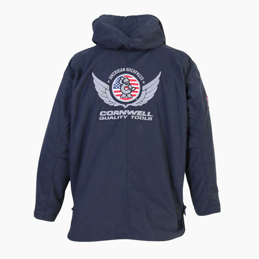 Work Hooded Jacket - Navy - American Madness