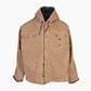 Active Hooded Jacket - Washed Brown