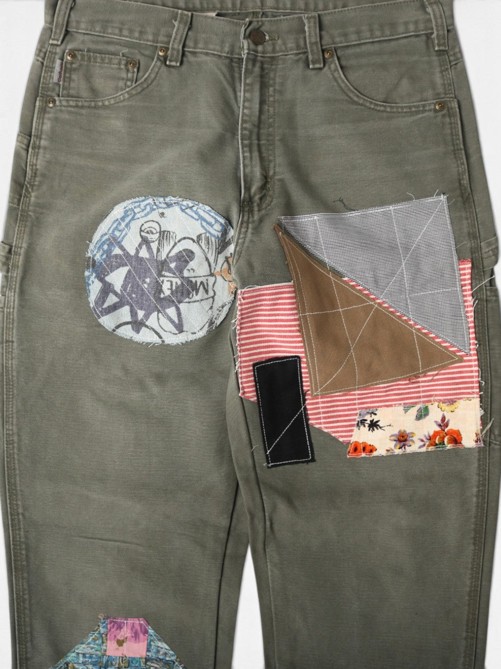 Vintage Carpenter Pants - Green - 34/34